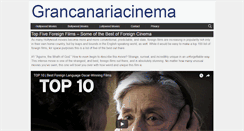 Desktop Screenshot of grancanariacinema.com
